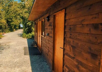 Anglers’ cabin beside Scarlett’s Lake